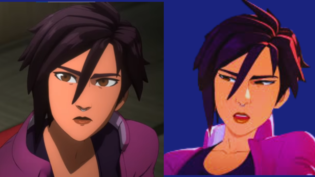 Invisigal fan art highlighting mysterious identity theme