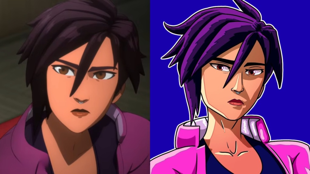 Invisiagirl stealth action scene in Dispatch game