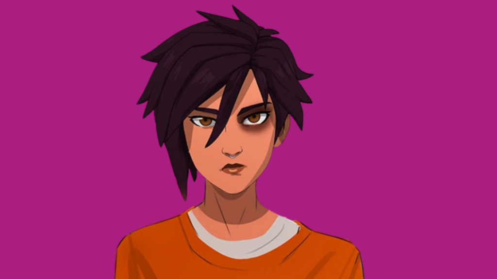 Gameplay screenshot of Invisigal showing stealth mechanics