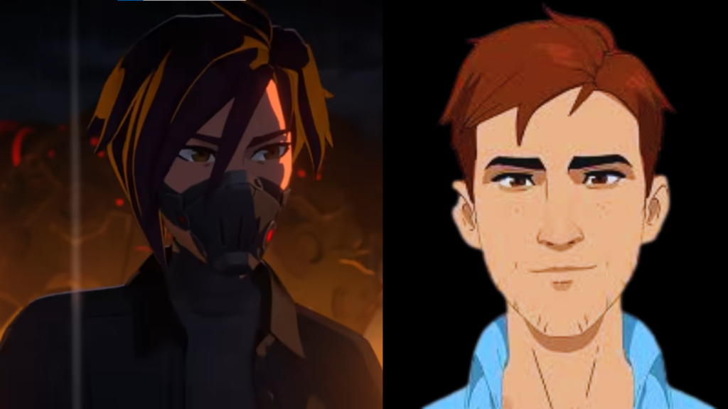 Scene depicting Invisigal in morally grey actions in Dispatch