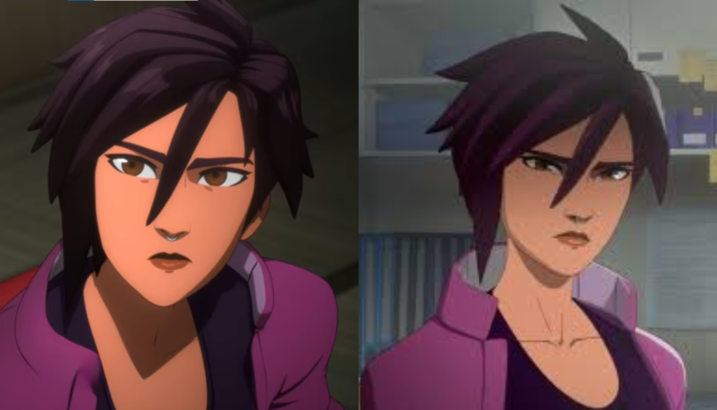 Fan art of Invisigal emphasizing her half-Filipino background and unique design.