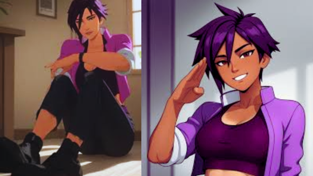 Behind the scenes actor preparing for the role of Invisigal in Dispatch