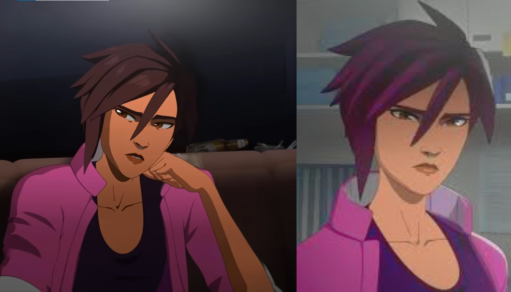 Dispatch Z-Team character Invisigal and her unclear ethnic background