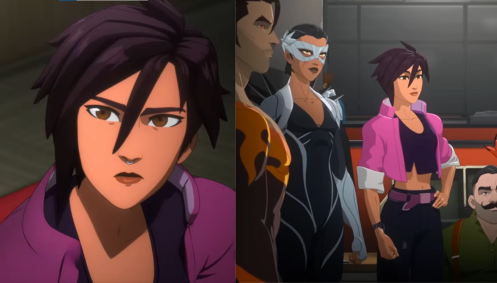 Z-Team member Invisigal in Dispatch, loyalty unclear