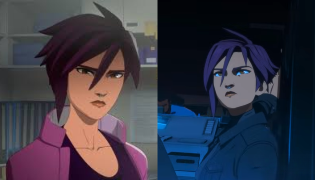 "Gameplay illustration of untying Invisigal in Dispatch decision moment"