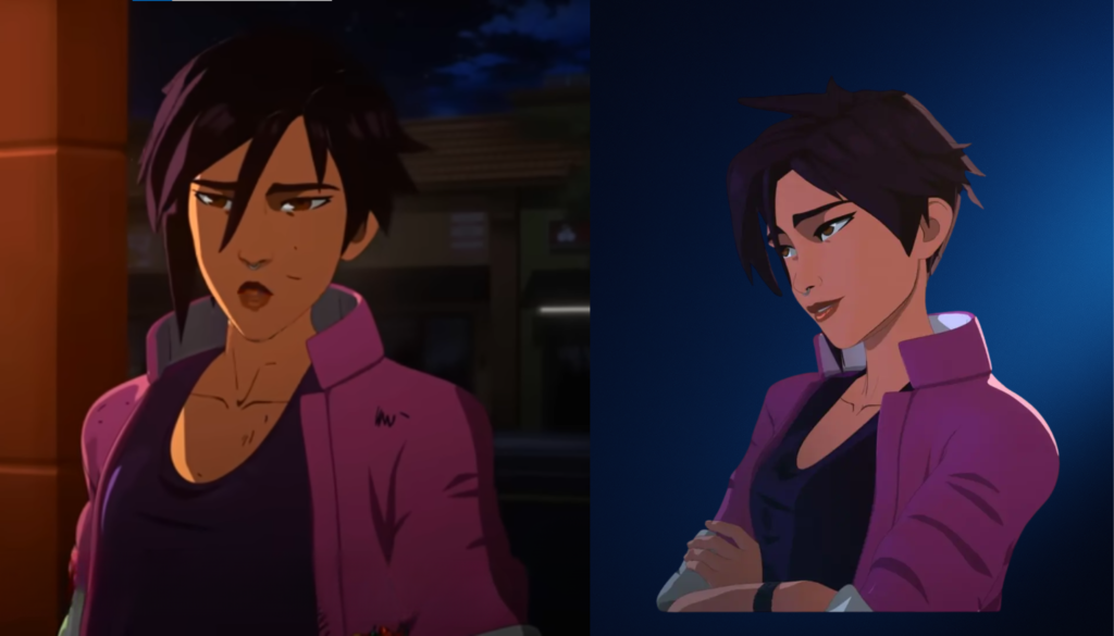 "Character Invisigal in Dispatch with storyline about is invisigal working for shroud"