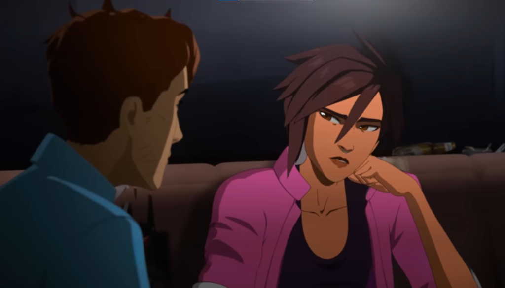 Dispatch gameplay showing Invisigal and the question should I cut Invisigal