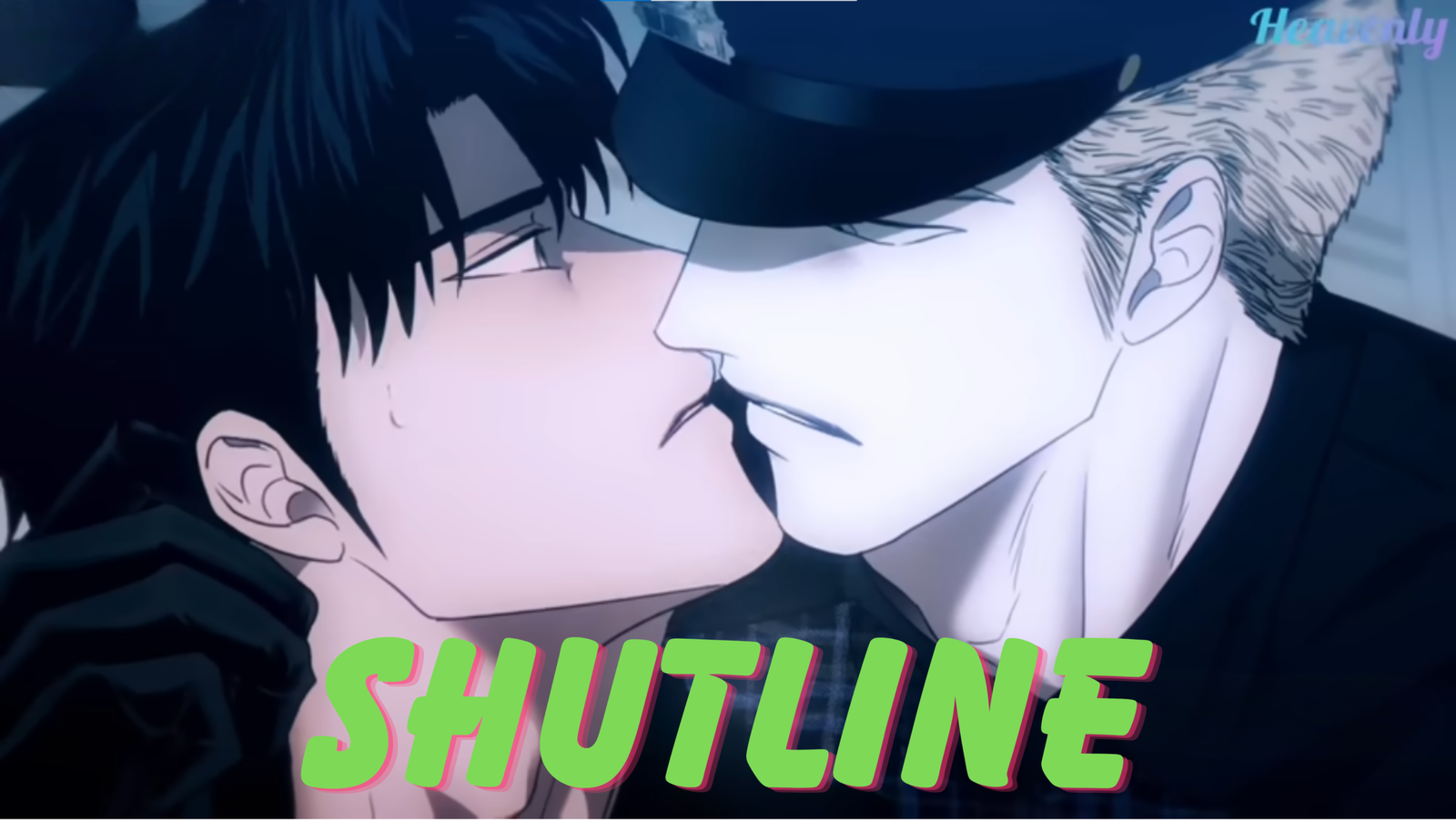 Cover art of Shutline BL manhwa with main characters.