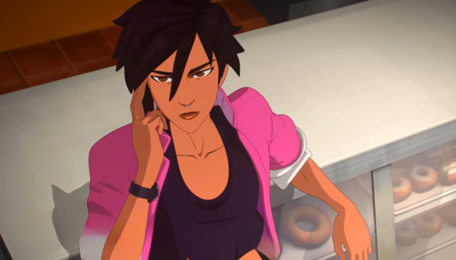 Invisigal from Dispatch showing her half-Filipino heritage and character design.