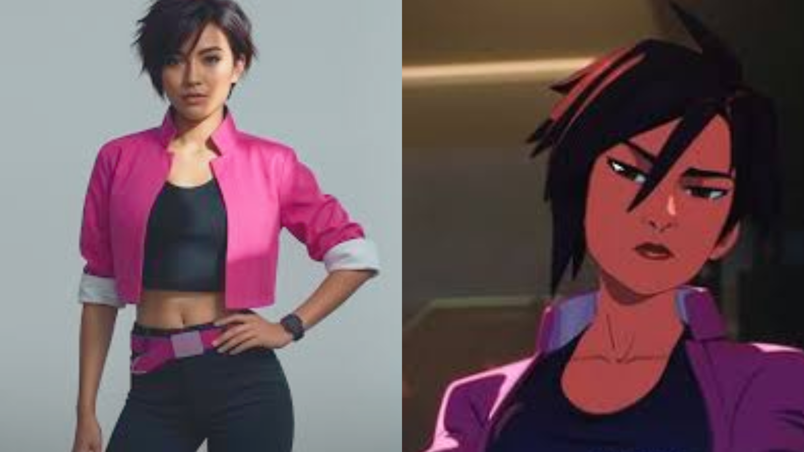 Actor who plays Invisigal in Dispatch delivering a key scene with emotional intensity