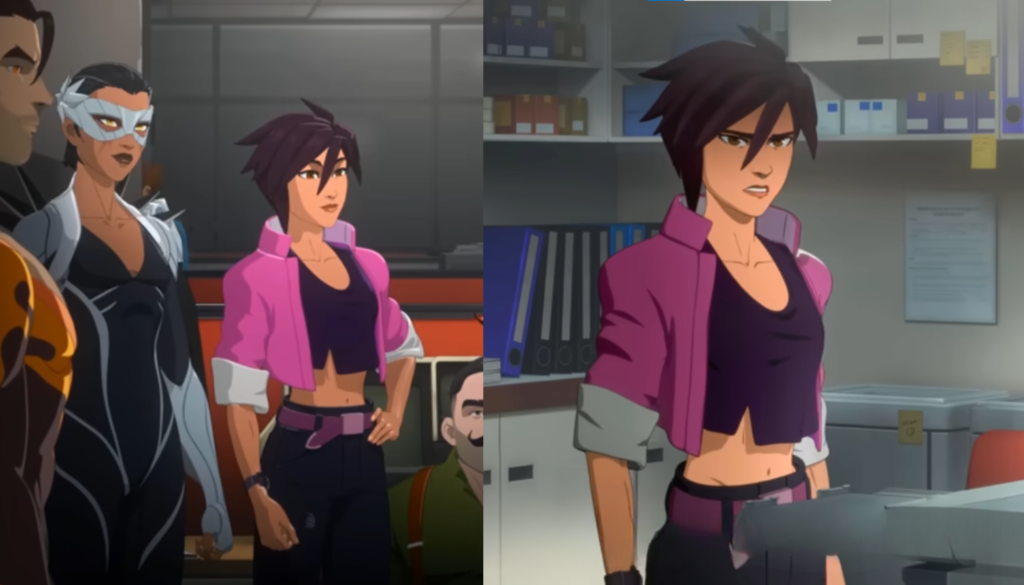 Is Invisigal a traitor? Scene from Dispatch game missions