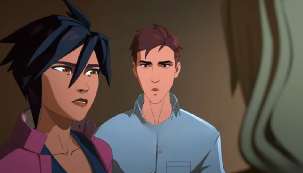 Dispatch Invisigal character Courtney age 27 agile fighter with invisibility power and asthmatic limitation