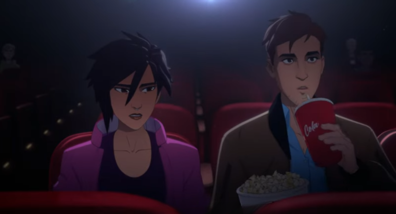 Invisigal Episode 4 gameplay showing key decision moment in Dispatch story