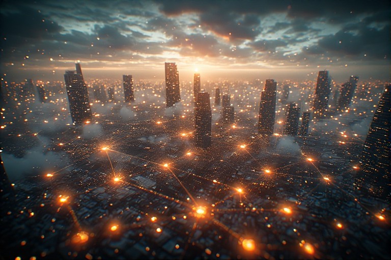 Jeusol3 adaptive system illustration showing cloud infrastructure, smart analytics, and modular digital transformation workflow