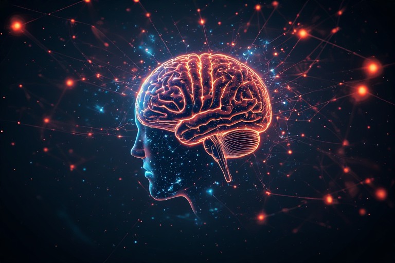 Creative technology ecosystem of Spaietacle with connected data networks and futuristic visuals