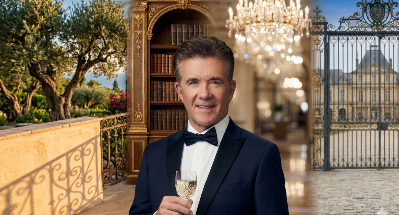 AI generated portrait of fictional internet celebrity Burt Thicke styled as a retro 1980s television star