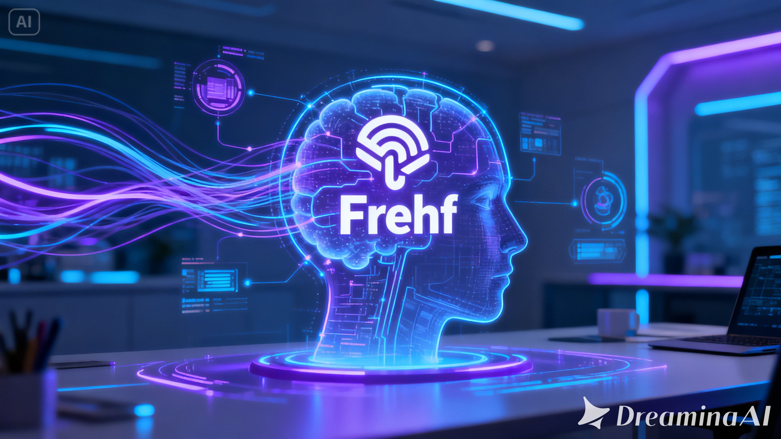 Frehf digital thinking concept representing modern technology innovation, flexibility, and AI-driven adaptation in digital systems
