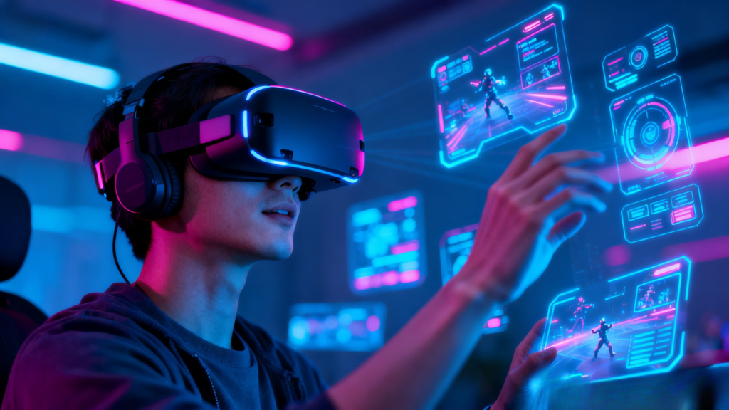 Gaymetu E digital gaming concept showcasing immersive interactive virtual world experience
