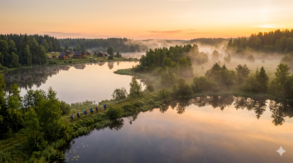 Authentic Mebalovo cultural scenery featuring local heritage and peaceful landscapes