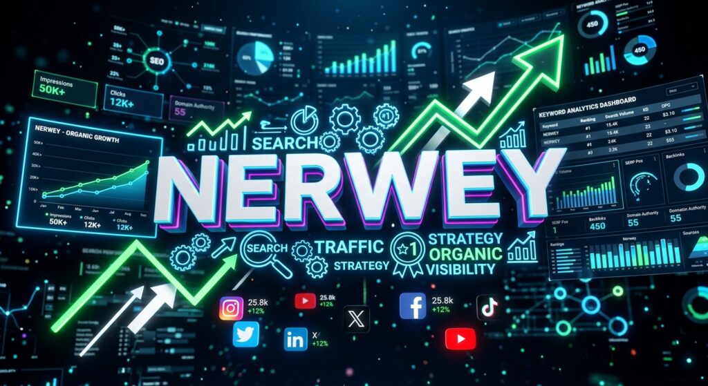 Nerwey digital concept showing adaptive thinking, AI-driven systems, and modern technology transformation in 2026