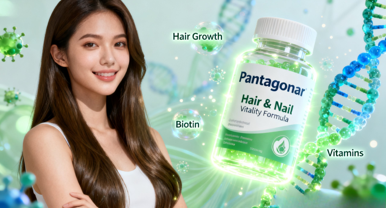Pantagonar wellness supplement for stronger nails healthy hair and daily nutrition support
