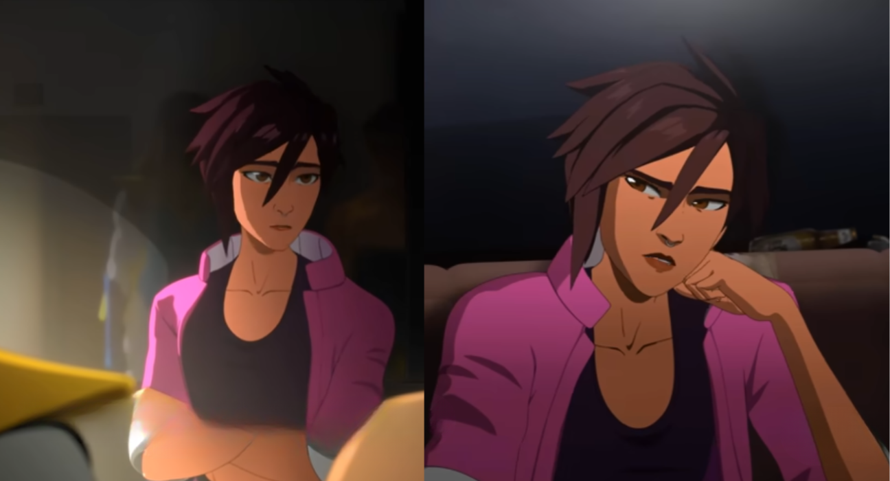 Track Star and Invisigal dynamic character artwork showing speed and stealth abilities