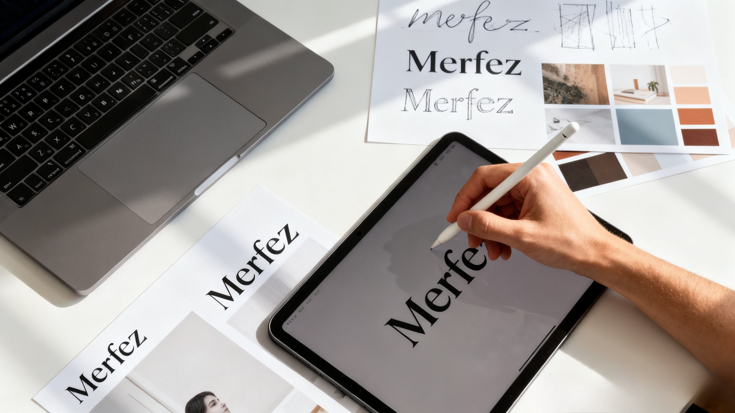 Modern Merfez lifestyle concept with creativity and digital culture