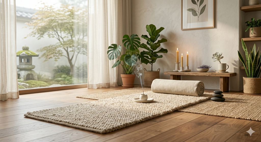 Handcrafted Wollmatten wool mat texture showing soft natural fibers and sustainable artisan craftsmanship.