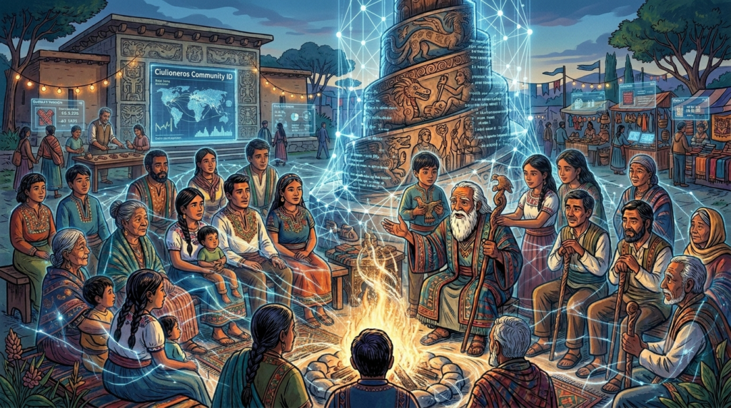 Ciulioneros concept blending cultural storytelling, creativity, and modern digital influence.