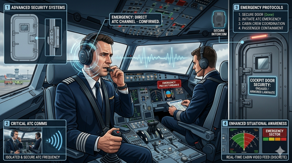 Airbus A320 flight diversion during the EasyJet Flight U24429 emergency and passenger security incident.