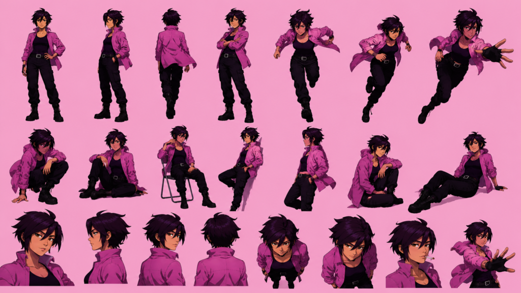 Invisagal unique digital character