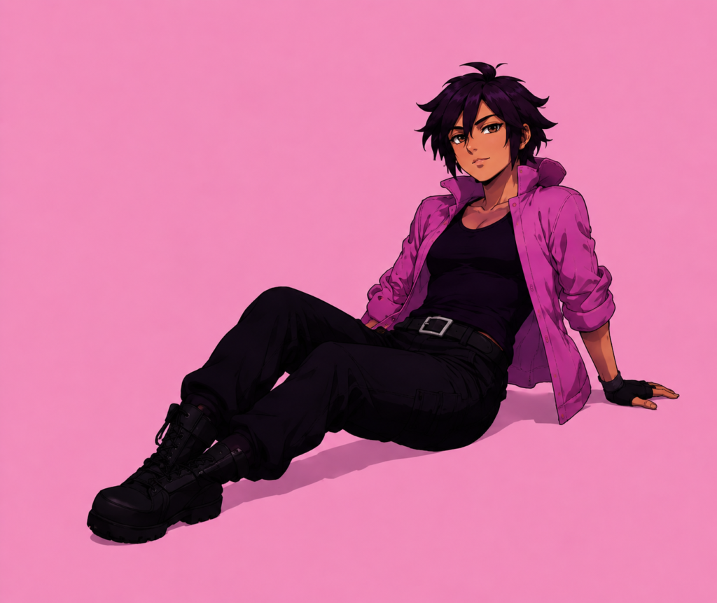 Invisagal female game character