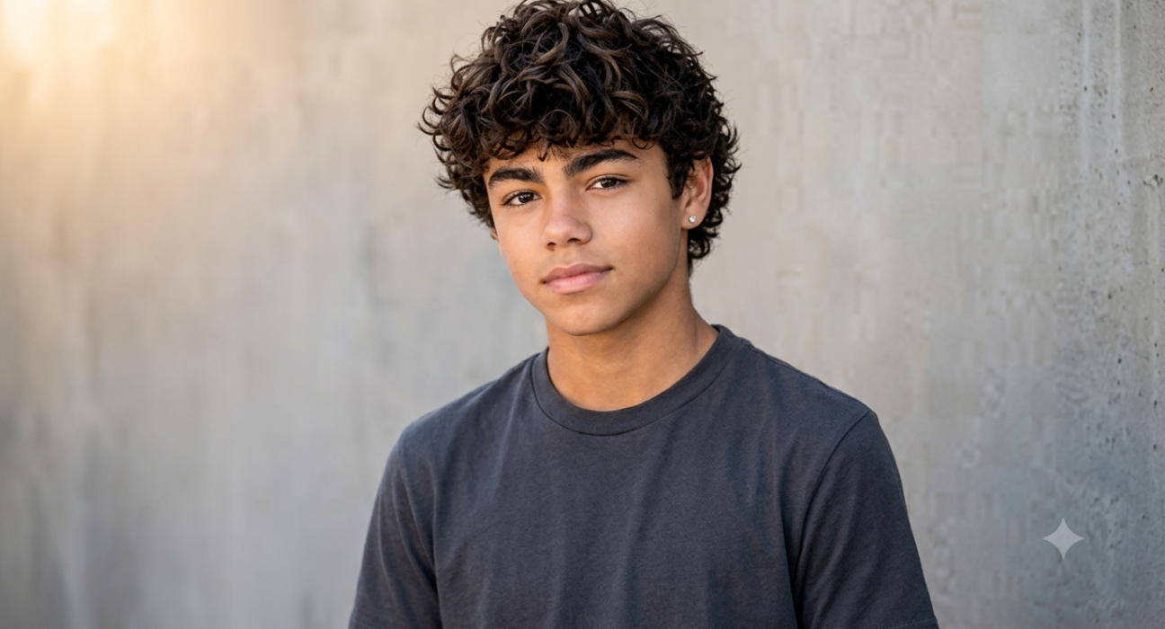 Malachi Barton smiling at a public event, showcasing the young Disney actor known for his television and film performances.