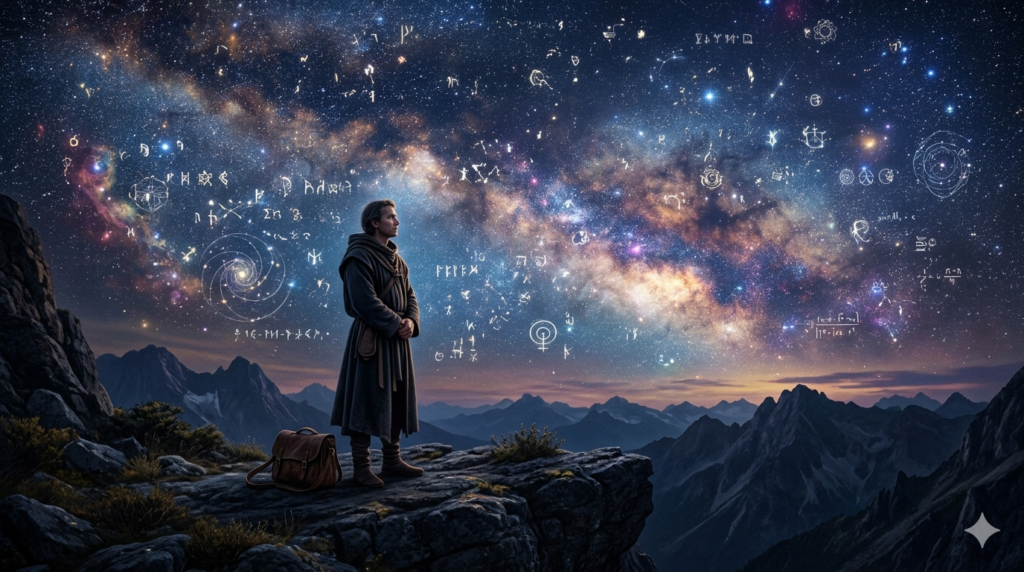 Mystical Qawerdehidom artwork representing curiosity, transformation, symbolism, and the exploration of the unknown