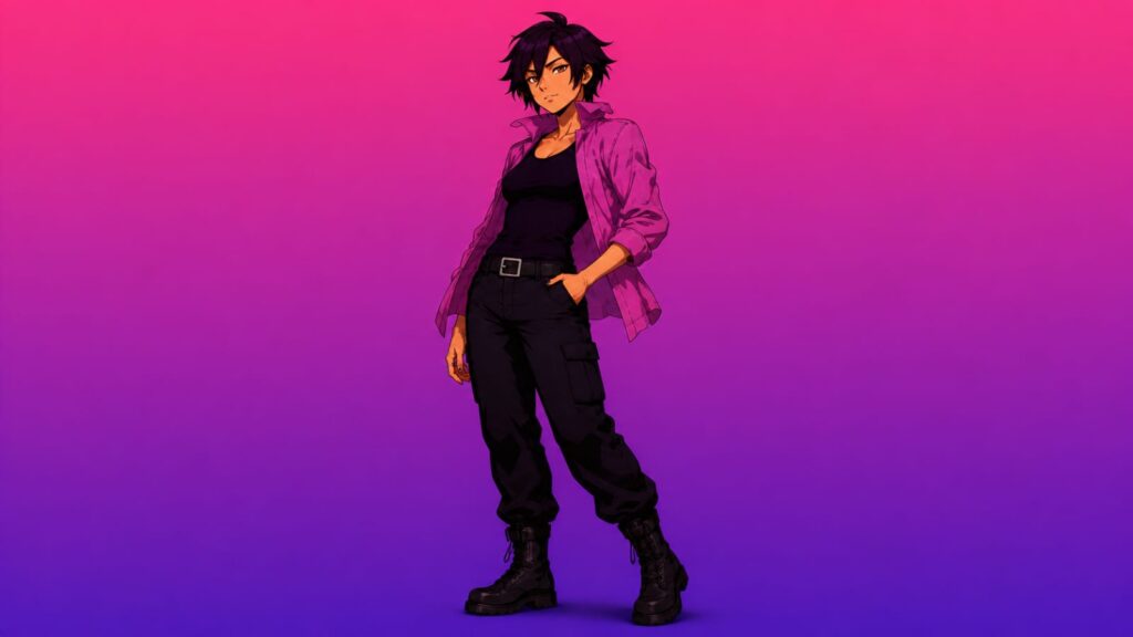 Invisagal signature character design