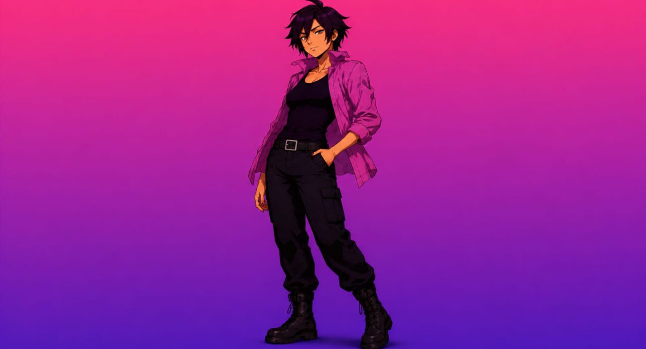Invisagal signature character design