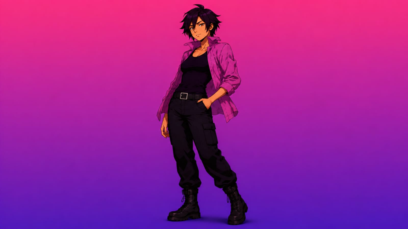 Invisagal signature character design