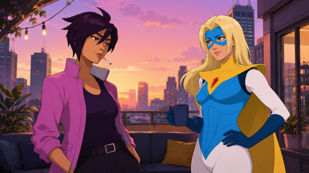 Dispatch women featuring the main female game characters