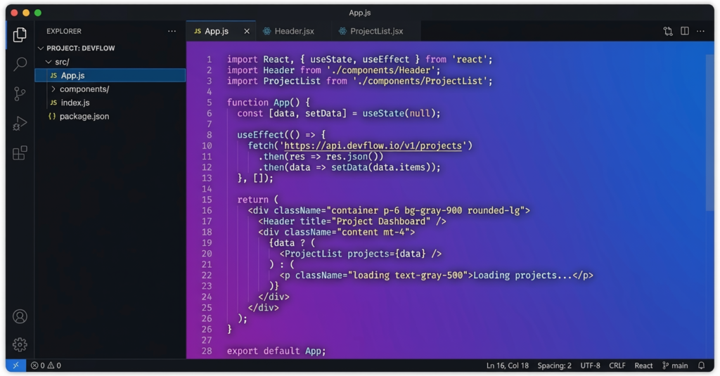 Popular coding fonts comparison shown in a code editor interface on desktop screen