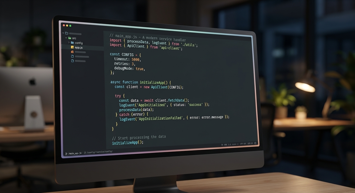 Collection of the best coding fonts displayed side by side in a code editor