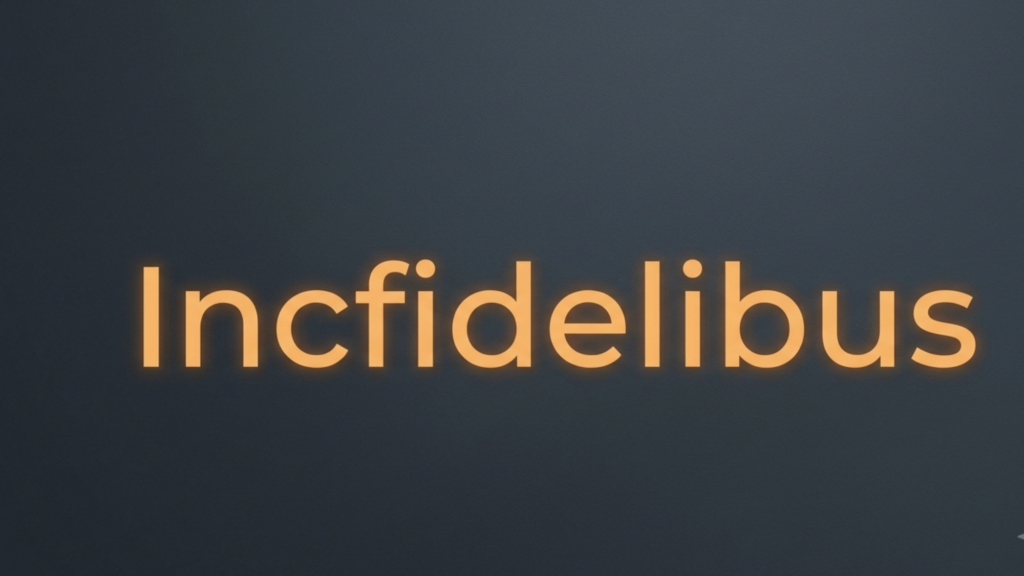 Educational infographic explaining Incfidelibus, its Latin origin, English translation, and medieval historical usage.