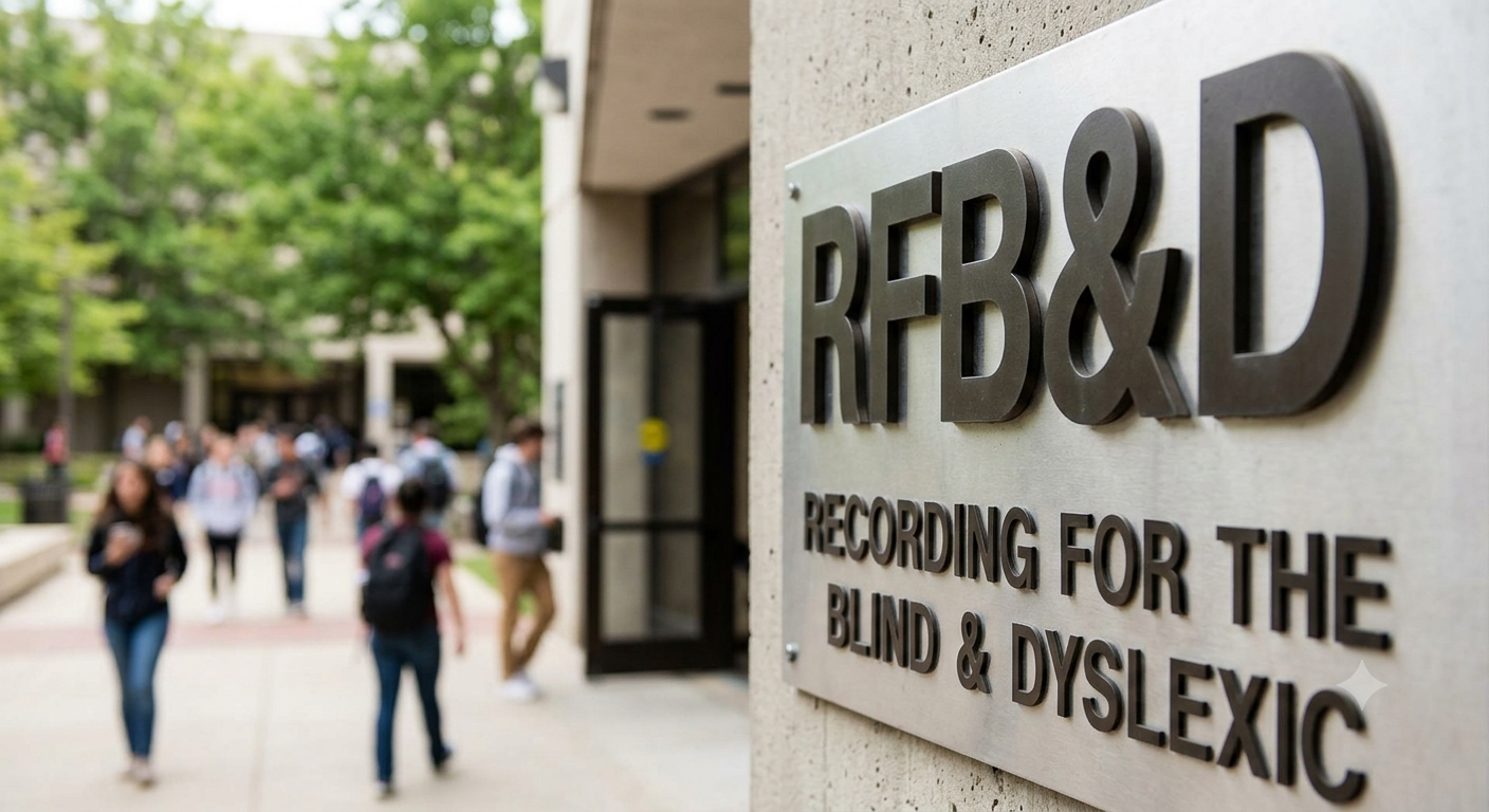 RFB&D logo for accessible reading services
