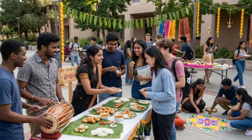 Tamil Students Association cultural food festival gathering