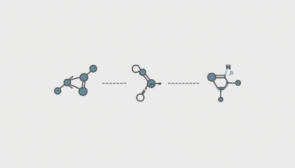 Side-by-side comparison graphic of three related stimulant compounds