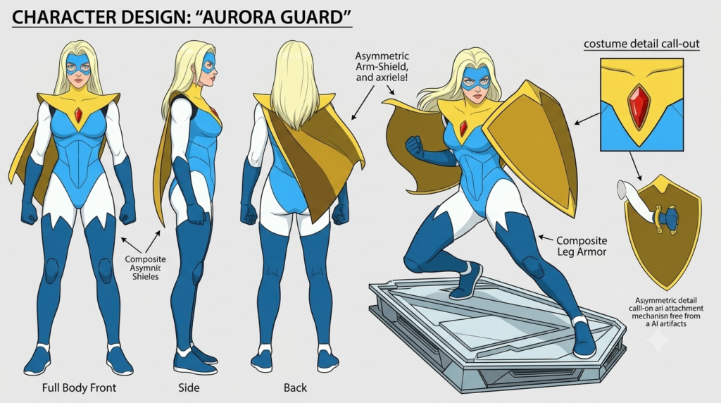 Dispatch Girl illustration showing a confident female fighter