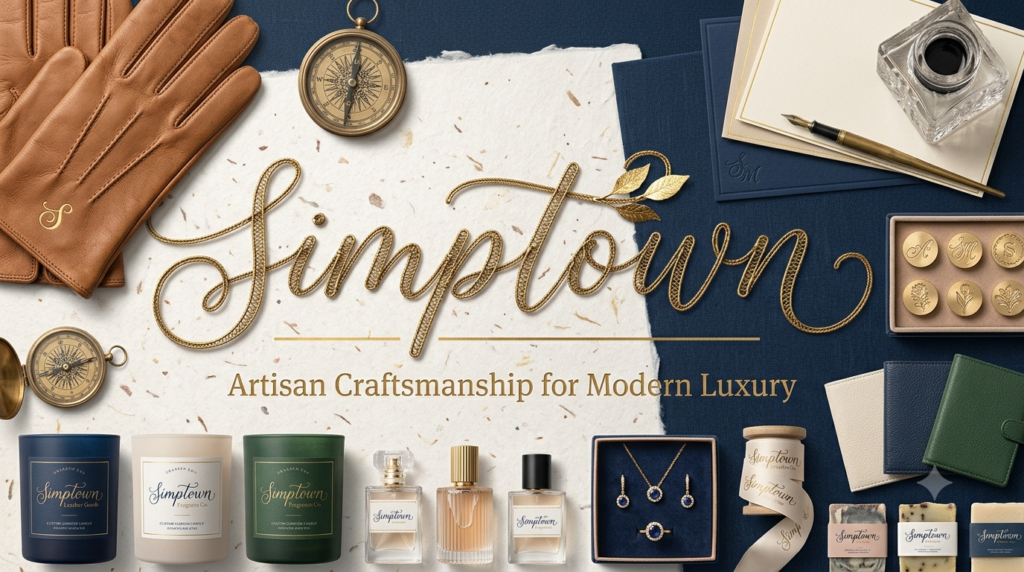 Modern Simptown handwritten font for branding and invitations
