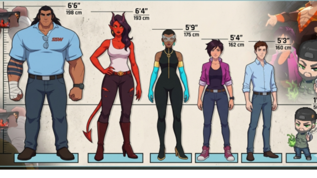 Close-up of Dispatch game feet character feet illustration