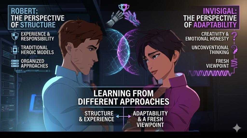 Infographic comparing structure and adaptability traits.