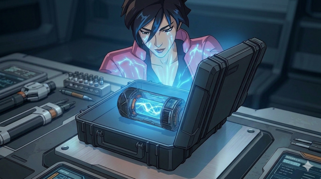 Why did Invisigal keep the astral pulse and opening a briefcase.