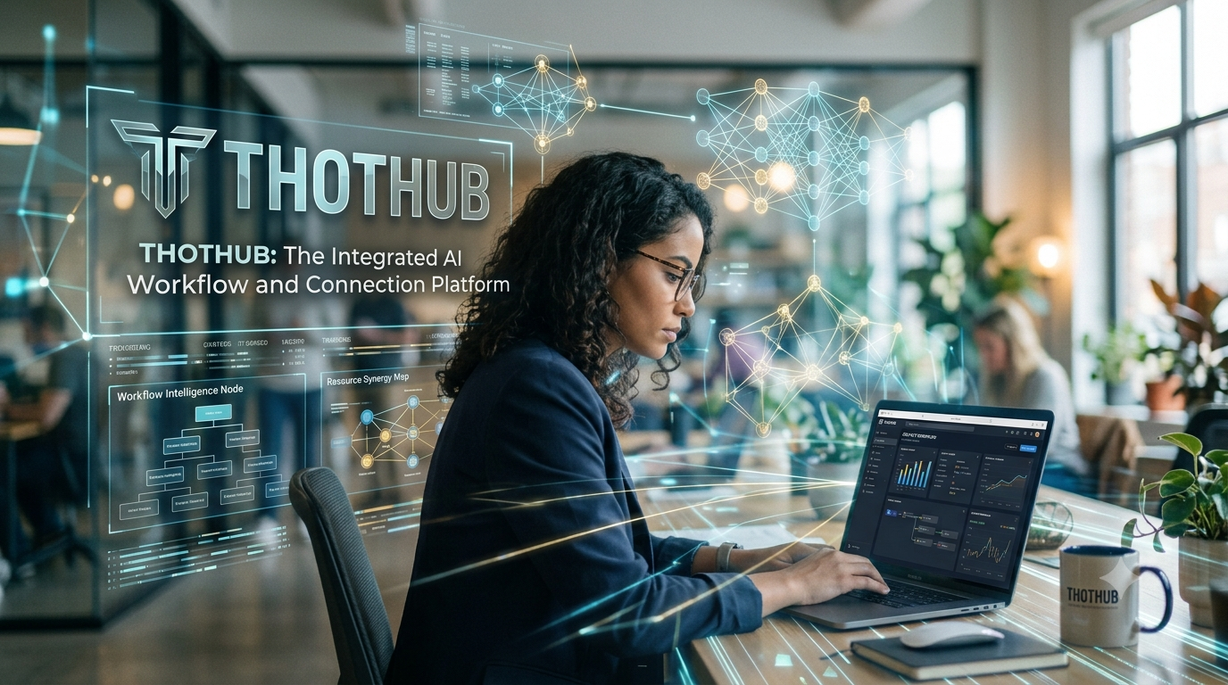 ThotHub workflow dashboard for task and project management